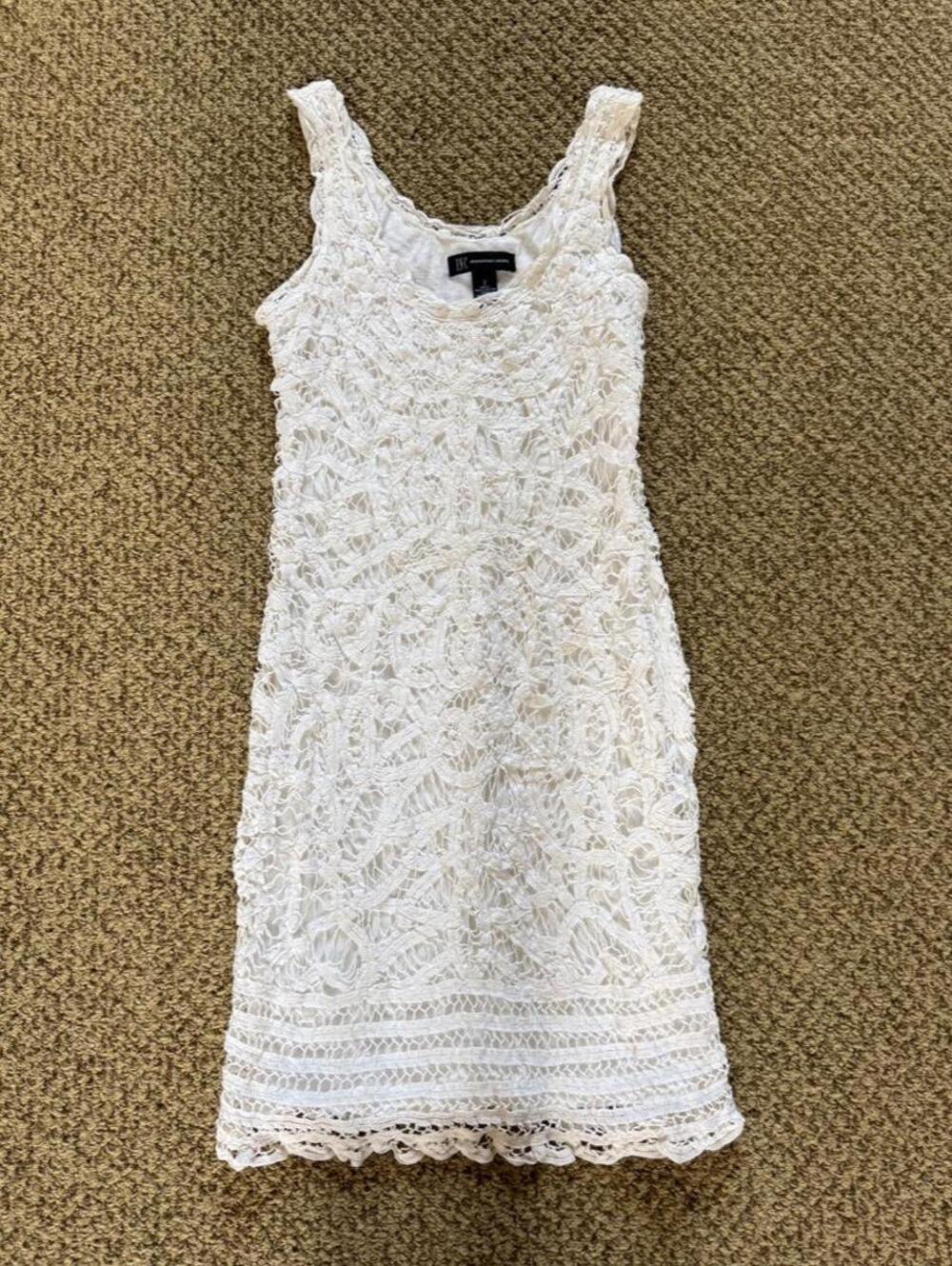 y2k INC International Concepts white lace dress